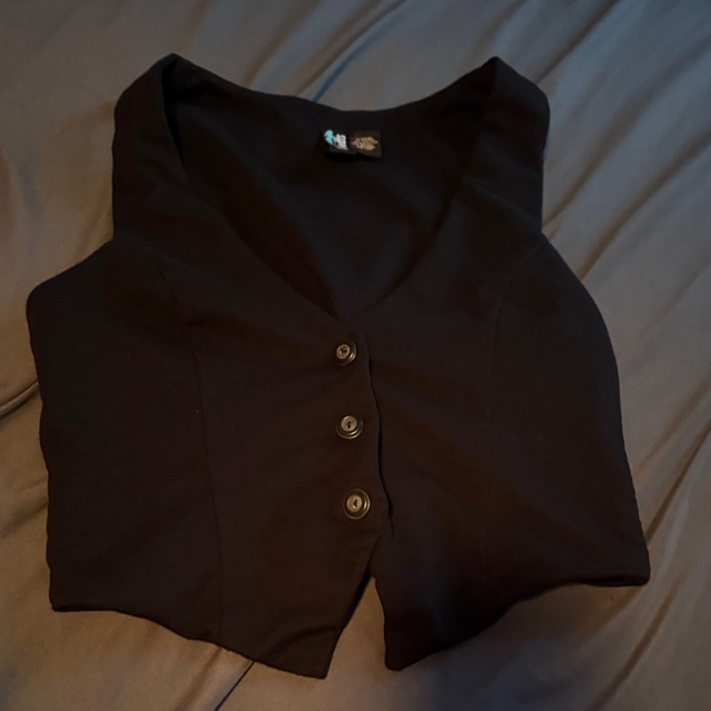 Weavers Black Cotton Blend Garment